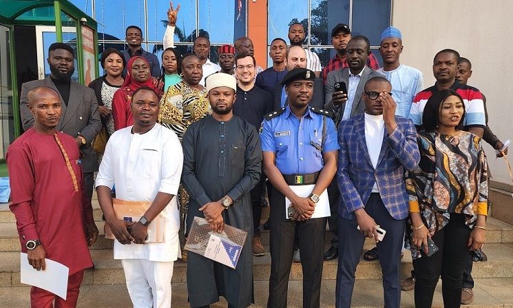 Police Officers in Nigeria who Completed Cyber Intelligence's Training